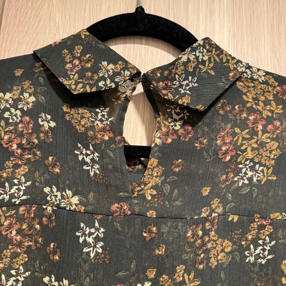 Zara Women’s Printed Long Sleeve Blouse - L - Picture 4 of 8